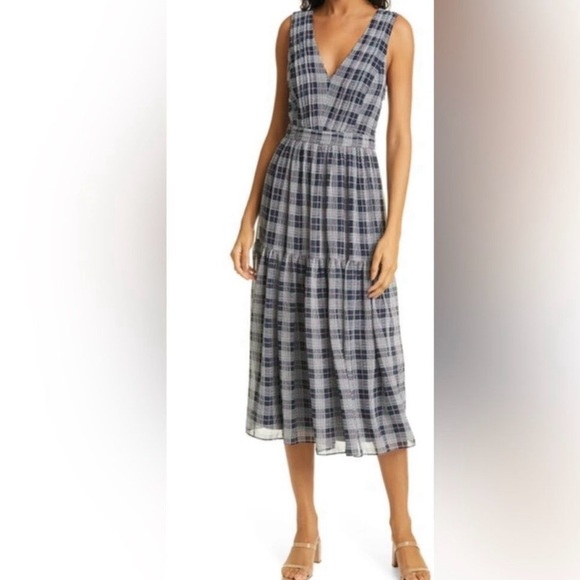 Club Monaco Plaid Sleeveless Dress - Picture 1 of 5